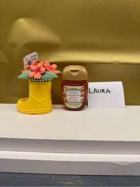 Vera Bradley x Bath & Body Works Floral PocketBac Boot & Coordinating BAC NWT